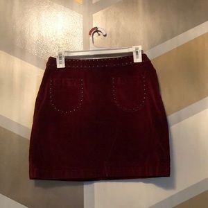 Cute Velvet Skirt